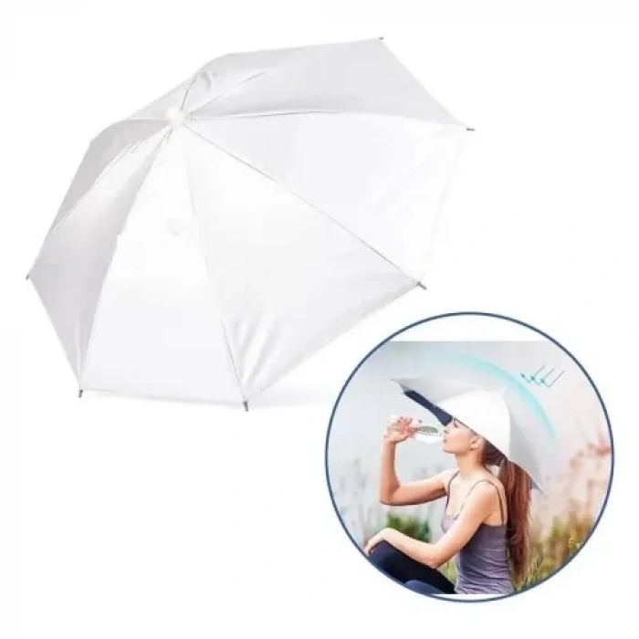 Nevamel Beyaz Kafa Şemsiyesi