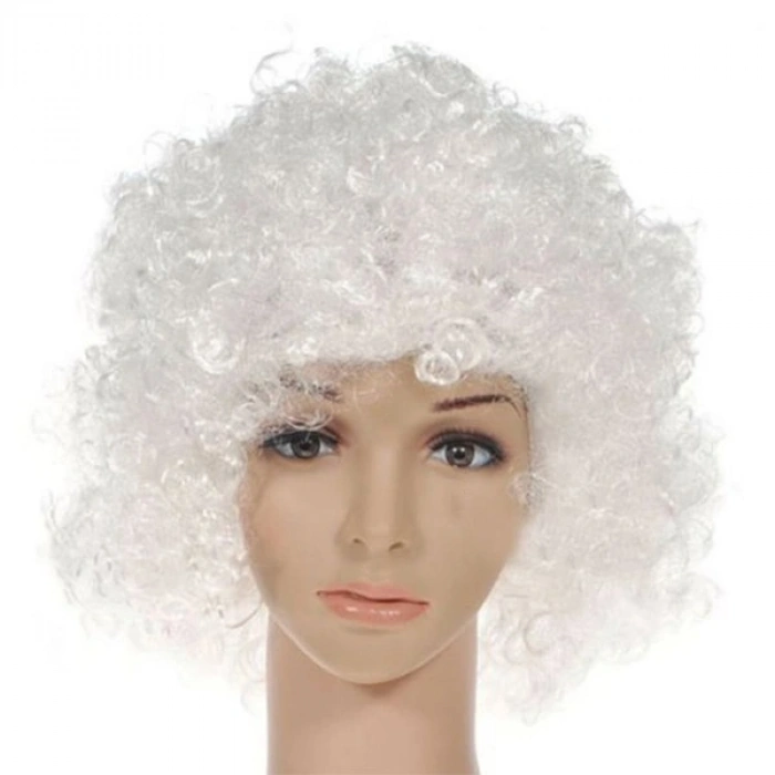 Nevamel Beyaz Renk Peruk Saç