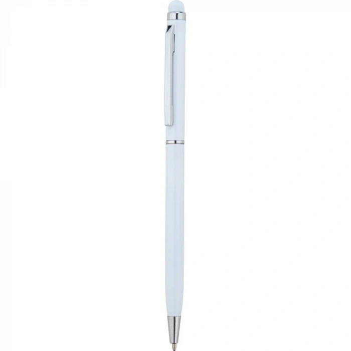 Nevamel Beyaz Renk Tükenmez Metal Kalem