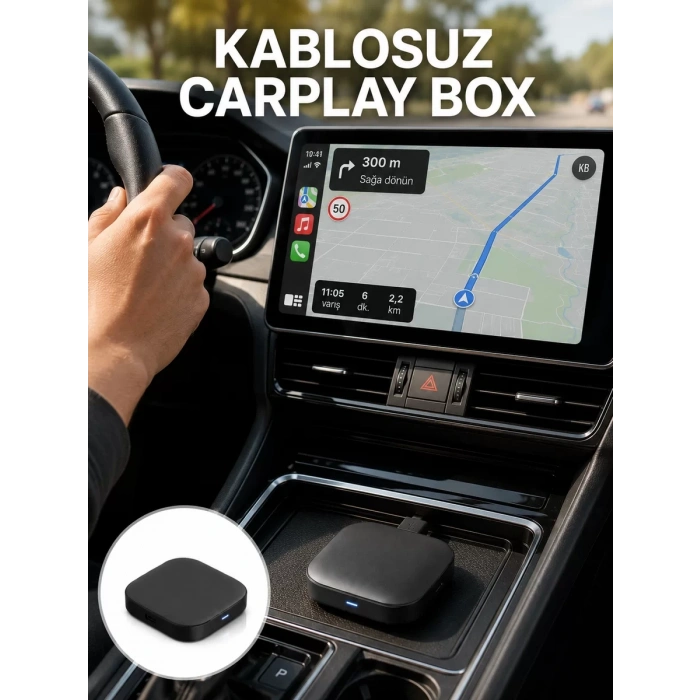 Nevamel® Bluetooth 5.0 Kablosuz Android Auto Araç İçi Adaptör Yeni Nesil