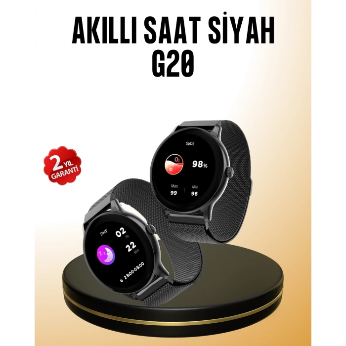 Nevamel Bluetooth Akıllı Saat G20 Mini – Adım Sayar Kalori Ölçer Kalp Atışı Takibi