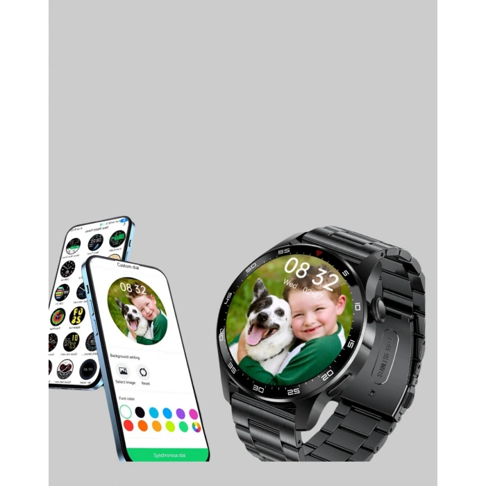 Nevamel Bluetooth Akıllı Saat – Nabız Adım Sayar Uyku Takibi ve Spor Modlarıyla Akıllı Yaşam Asistanı