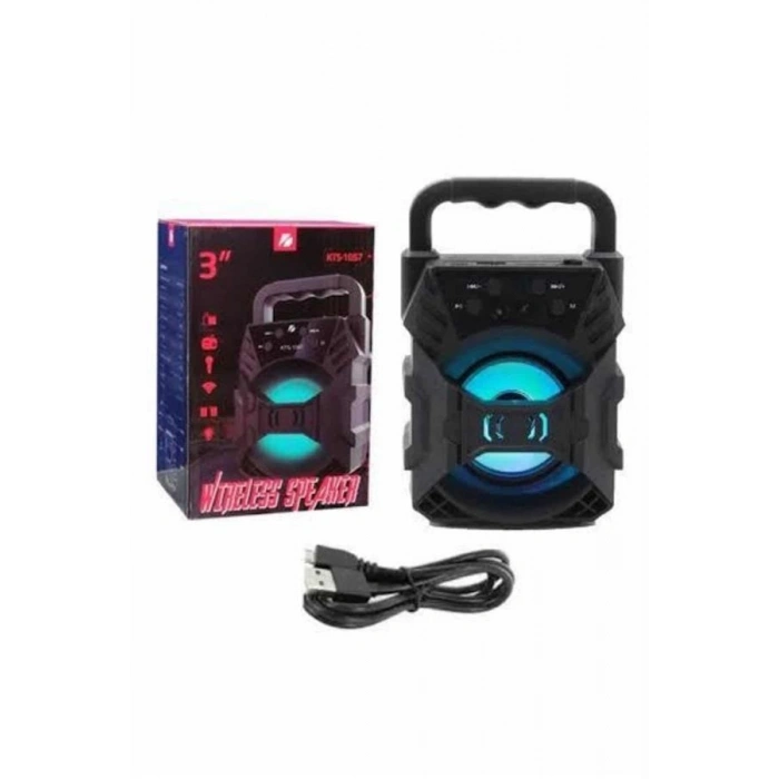 Nevamel Bluetooth Hoparlör Android ve İOS Uyumlu Ses Bombası USB Girişli Taşınabilir