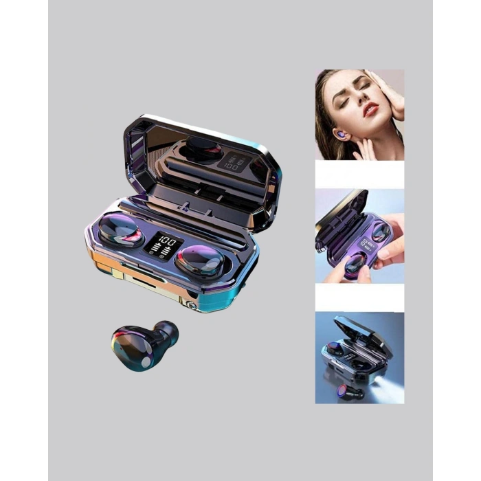 Nevamel® Bluetooth Kablosuz Kulaklık 4 Saat Kullanım Şarj Kutulu Düşük Enerji Tüketimli