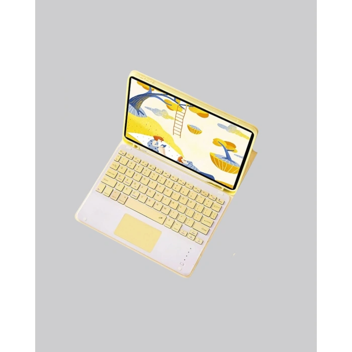 Nevamel Bluetooth Klavye – Kablosuz Sessiz Tuşlu Android iOS Windows Uyumlu Kompakt Taşınabilir Tasarım