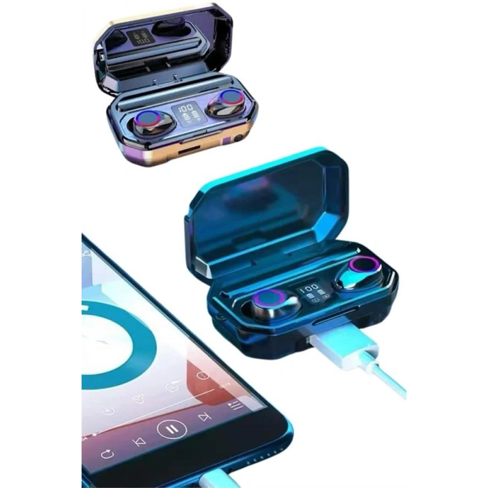 Nevamel Bluetooth Kulaklık Android ve İOS Uyumlu ANC Özellikli Dijital Şarj Göstergeli