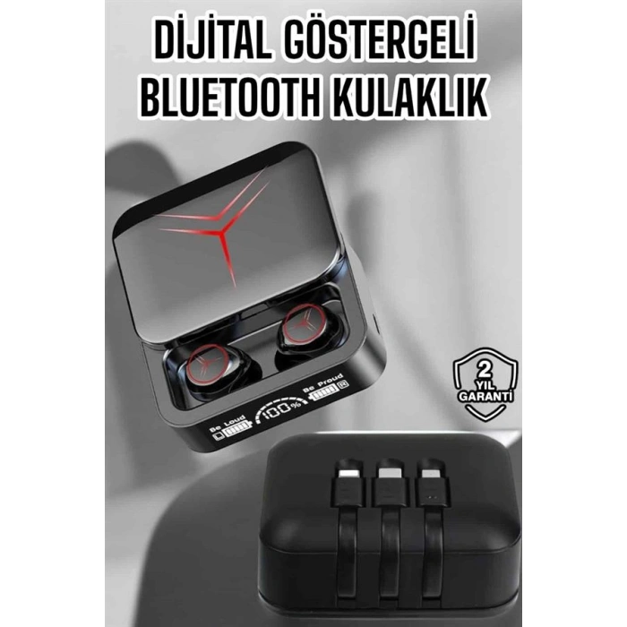 Nevamel Bluetooth Kulaklık Bluetooth Bağlantılı Powerbankli Yeni Nesil Kulaklık