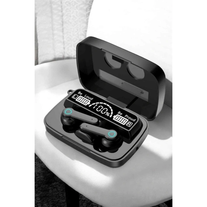 Nevamel® Bluetooth Kulaklık Dijital Göstergeli Kablosuz Uzun Pil Ömrü