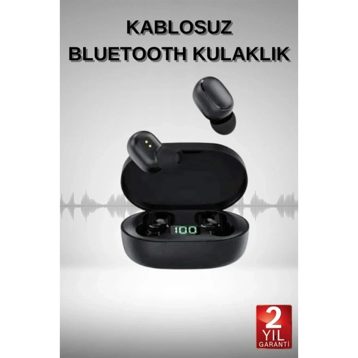 Nevamel Bluetooth Kulaklık Dijital Göstergeli Yüksek Ses Kaliteli Uzun Pil Ömrü