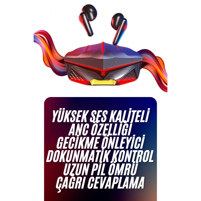 Nevamel Bluetooth Kulaklık HD Ses Kaliteli Işıklı Metal Kasa Ios Android Uyumlu Mikrofonlu