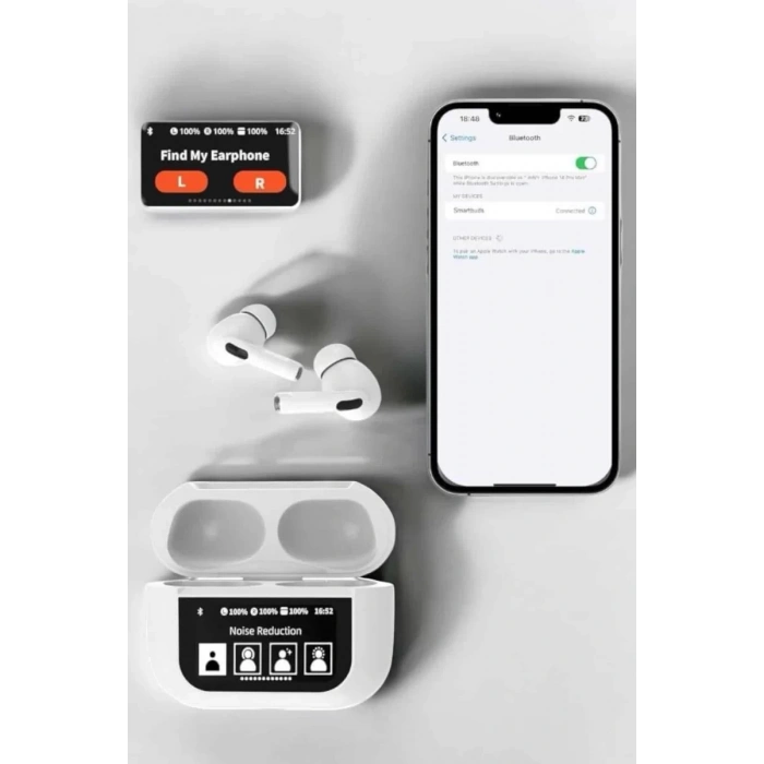 Nevamel® Bluetooth Kulaklık Kulakiçi Güçlü Ses Kaliteli Sesli Asistan