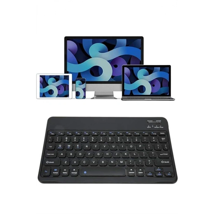 Nevamel Bluetooth Şarj Edilebilir Mini Q Klavye Kablosuz Taşınabilir