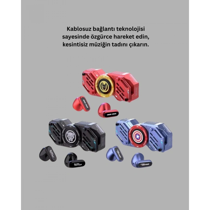 Nevamel® Bluetooth Titreşimli Kulaklık Gürültü Önleyici Mikrofonlu 2025 Model