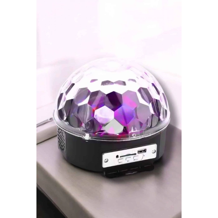 Nevamel Bluetooth ve Uzaktan Kumandalı Çok Renkli Masaüstü Disko Topu
