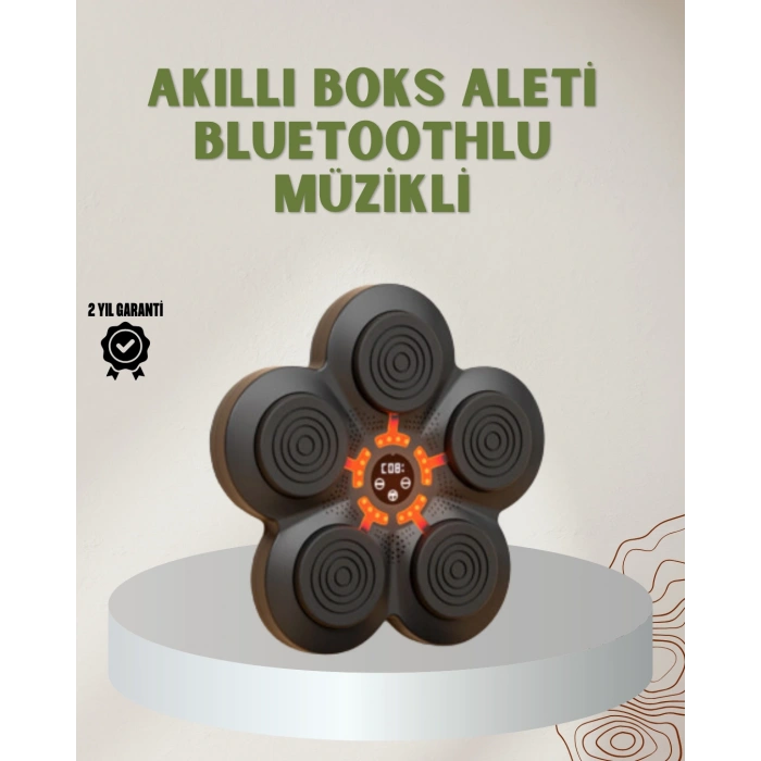 Nevamel® Bluetoothlu Akıllı Boks Antrenman Cihazı Işıklı Hedefli Kardiyo ve Fitness Aleti