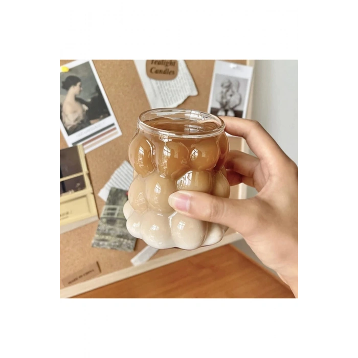 Nevamel Borosilikat Bubble Bardak