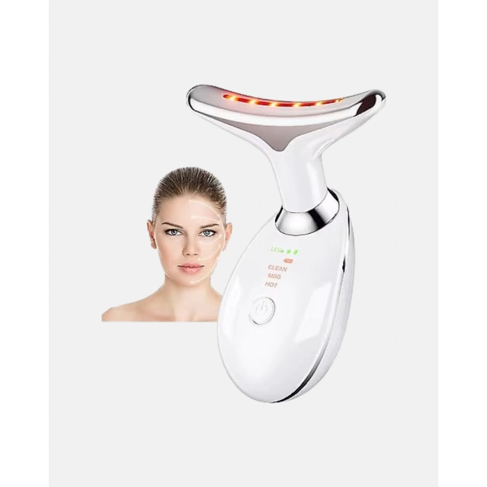 Nevamel® Boyun ve Gıdı Toparlayıcı EMS Cilt Sıkılaştırıcı 7000 Titreşim Isı Terapisi