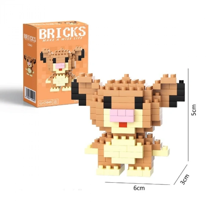 Nevamel® Bricks Aslan Kral Simba Mini Lego Figürü