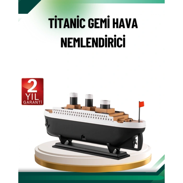 Nevamel® Buhar Efektli Titanik Gemi Oda Kokusu Difüzör LED Işıklı Nemlendirici