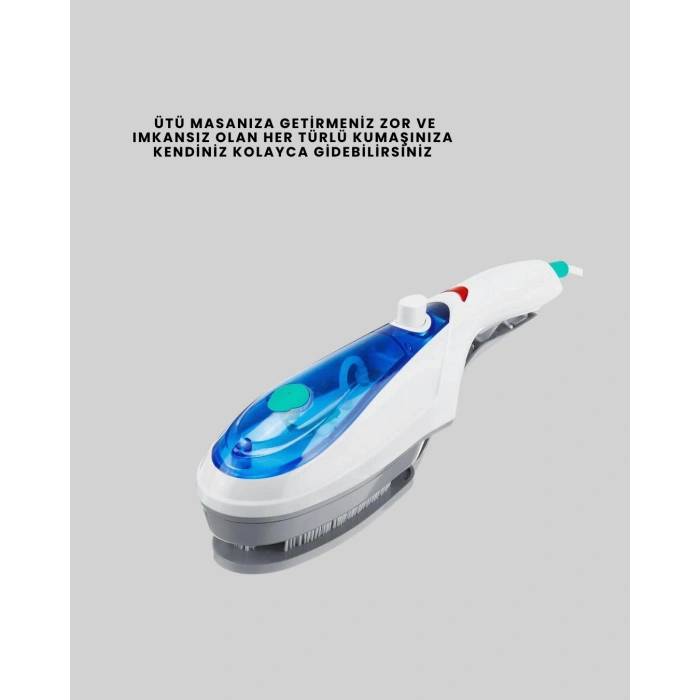 Nevamel Buharlı Kırışıklık Giderici Pratik Ev ve Seyahat Ütüsü