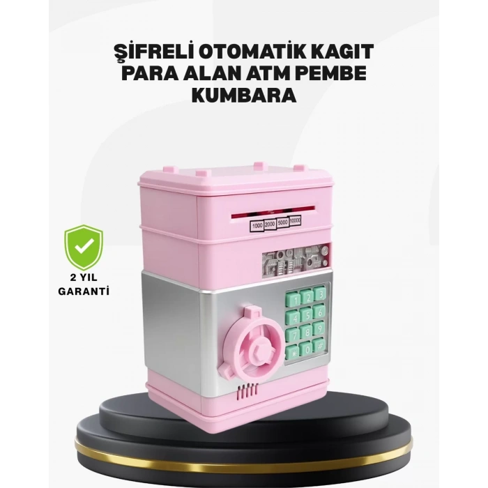 Nevamel® Büyük Hazneli Şifreli Para Tasarruf Kumbarası