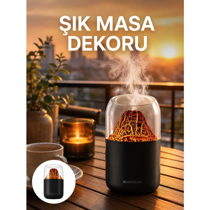 Nevamel® Büyük Kapasiteli Aromaterapi Cihazı – 280 ml Su Haznesi Yeni Nesil