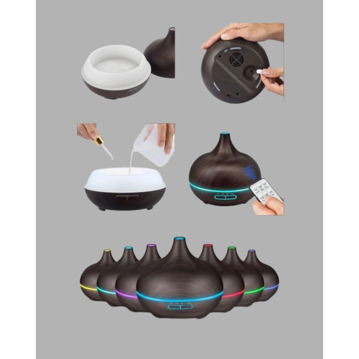 Nevamel Büyük Su Hazneli Ultrasonik Difüzör ve Oda Nemlendirici