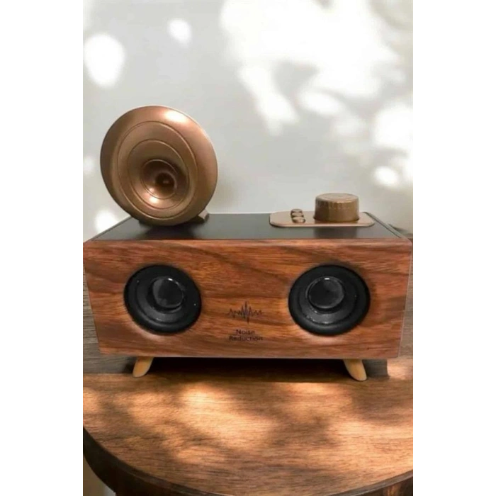 Nevamel Çalar Radyo Müzik Kutusu Nostaljik Hoparlör Speaker