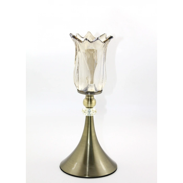 Nevamel Cam Şamdan Tekli Model 2