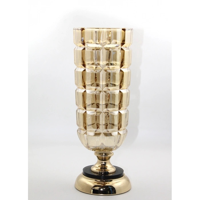 Nevamel Cam Şamdan Tekli Model 4