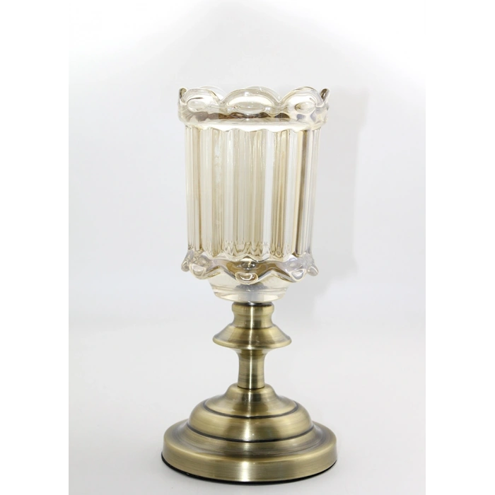 Nevamel Cam Şamdan Tekli Model 5