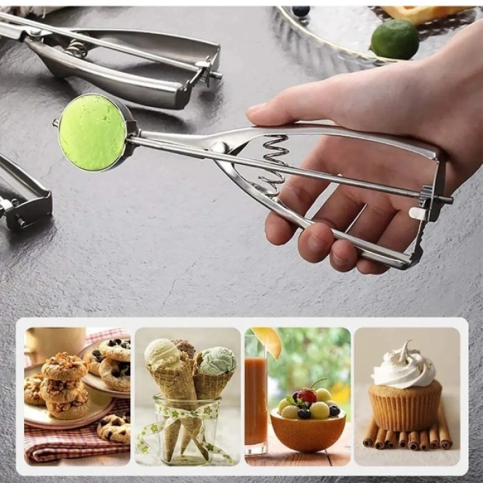 Nevamel Çelik Dondurma Kaşığı