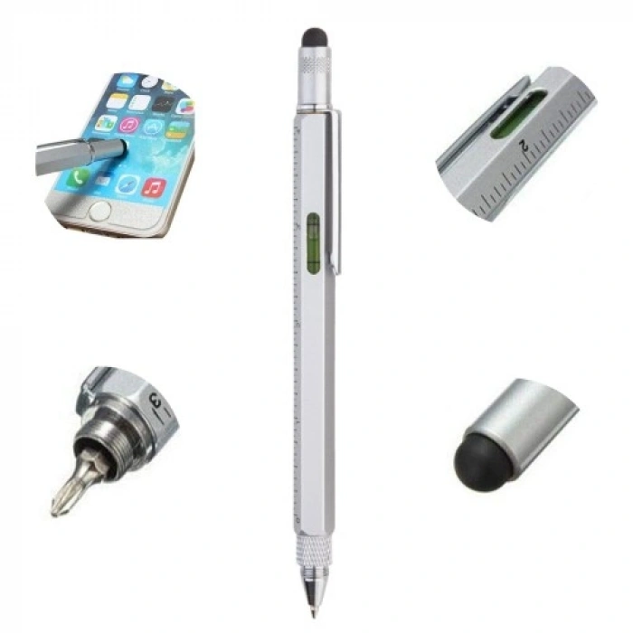 Nevamel  Cetvelli Tornavidali Su Terazili İlginç Dokunmatik Mimar Kalem