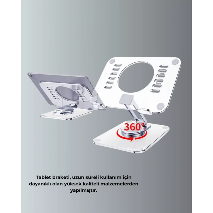 Nevamel® Çift Eksenli Ayarlanabilir Tablet Destek Standı Yeni Nesil