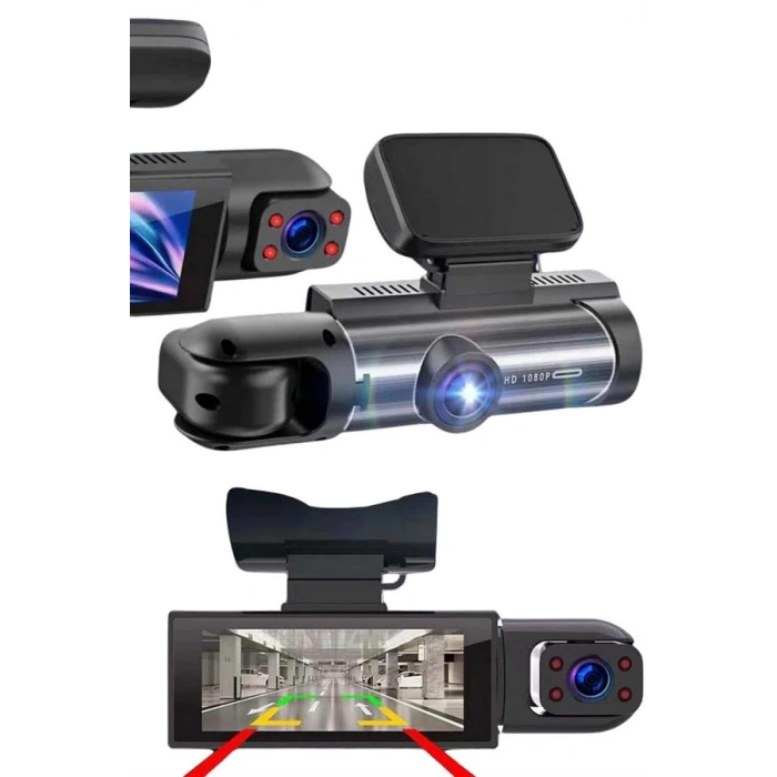 Nevamel Çift Kameralı Araç Kamerası Ön ve Arka Kameralı