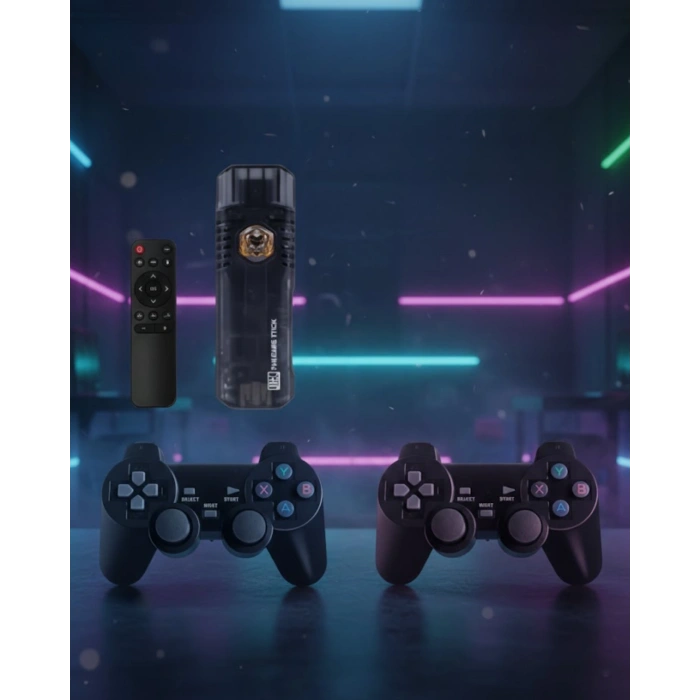 Nevamel® Çift Sistem Kablosuz Retro Oyun Konsolu HDMI Çıkış Android Uyumlu Gamepad Seti