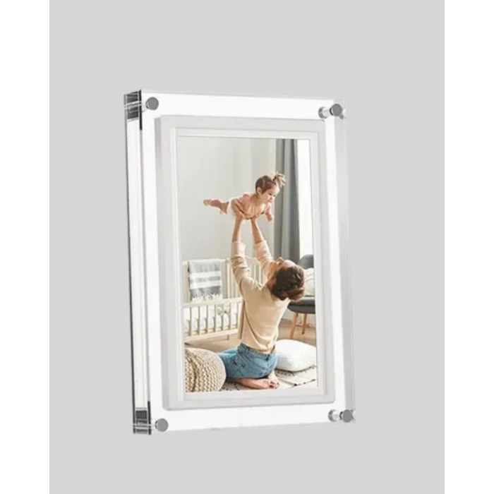 Nevamel Çift Stereo Hoparlörlü 7 İnç Dijital Fotoğraf Çerçevesi – Zengin Ses Deneyimi