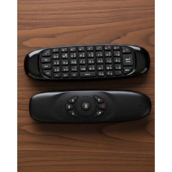 Nevamel® Çift Taraflı Hava Mouse Kablosuz Klavye ve Uzaktan Kumanda