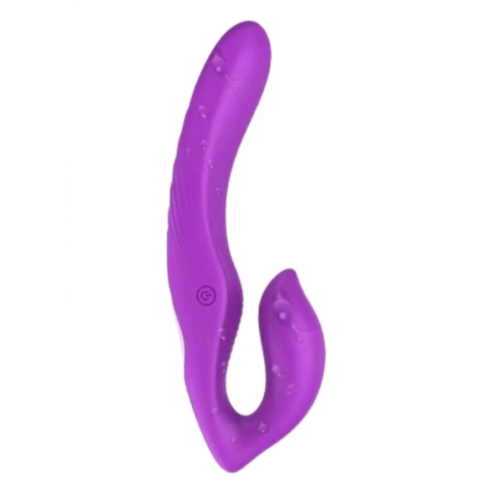 Nevamel® Çift Titreşim Motorlu Strapless Giyilebilir Çift Taraflı Vibratör – 180° Bükülebilir, Ipx7 Su Geçirmez (Kod:180)