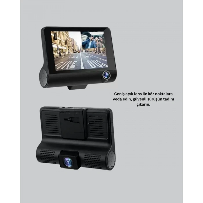 Nevamel® Çift ve Üçlü Lens Seçeneği ile Tüm Açılardan Kayıt Yapan Araç Kamerası Yeni Nesil