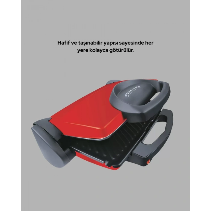 Nevamel® Çıkarılabilir Plakalı 2000W Tost Makinesi – Termostatlı Kolay Temizlenir