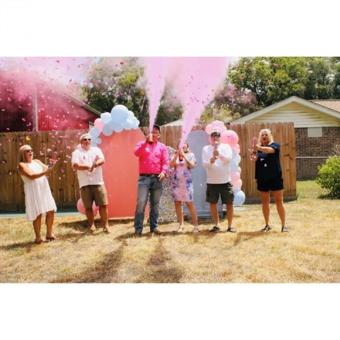 Nevamel Cinsiyet Tüpü - Gender Reveal Partisi Tüpü Pembe Renk