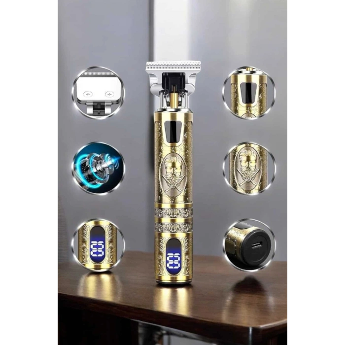 Nevamel Çizik Tıraş Makinesi Şarjlı Paslanmaz Çelik Bıçaklı Uzun Ömürlü