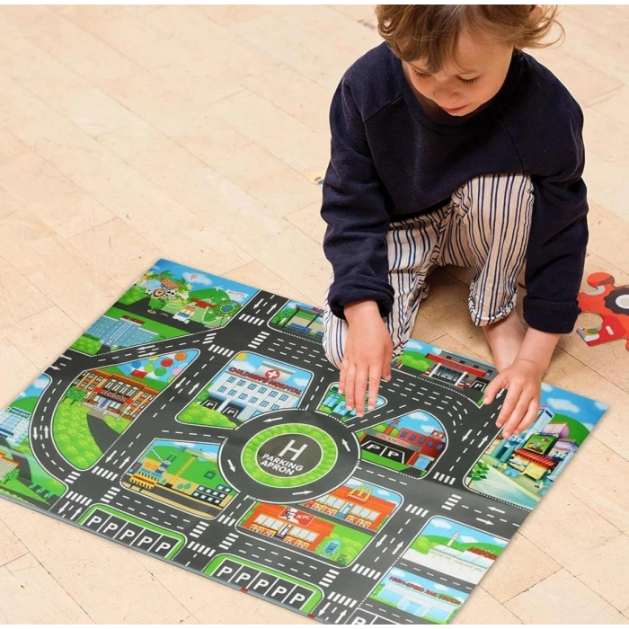 Nevamel Çocuk Oyun Matı (Mutlu Şehir Hayatı)