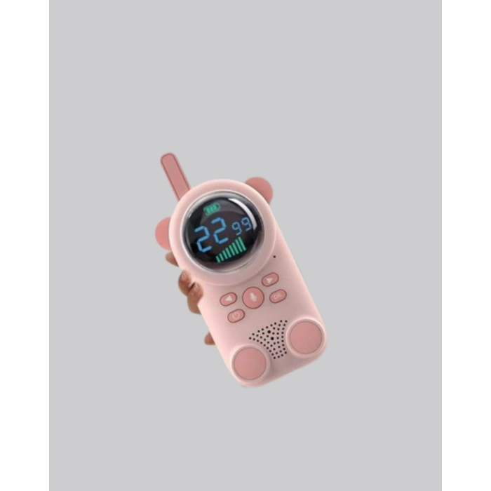 Nevamel Çocuk ve Bebek Telsizi – 22 Kanal VOX Modu USB Şarjlı Renkli Ekran