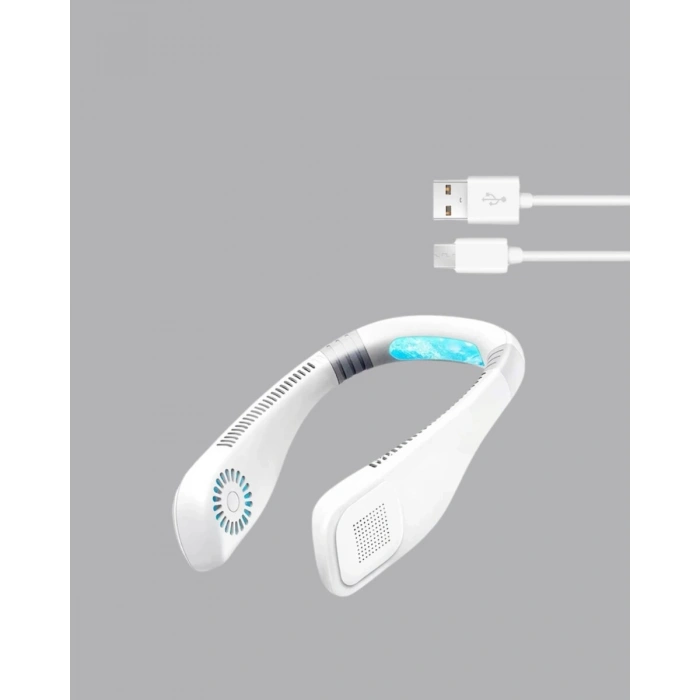 Nevamel® Çocuk ve Yetişkinler İçin Güvenli Şarjlı Boyun Fanı