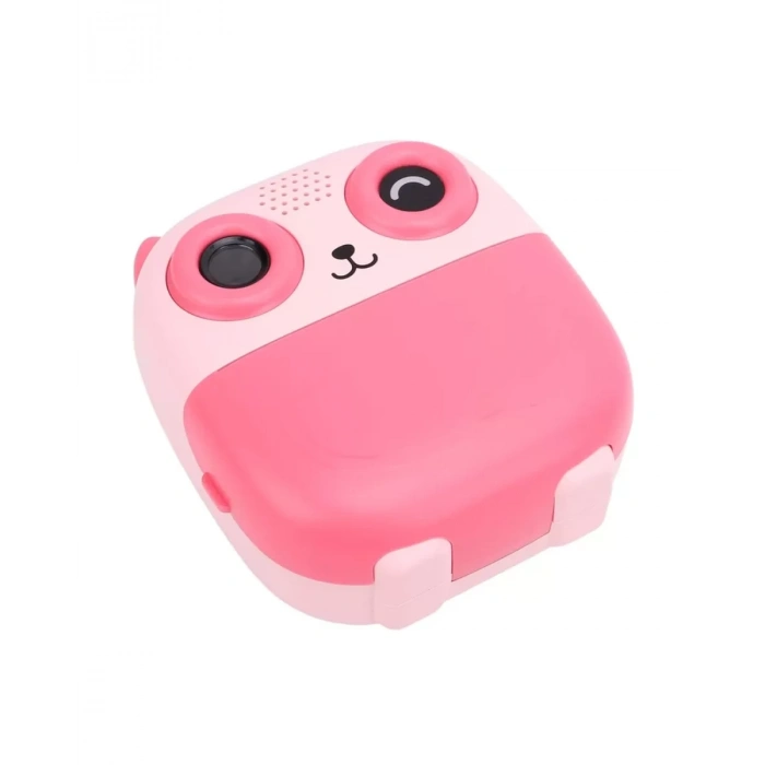 Nevamel® Çocuklar İçin Baskılı Mini Kamera 6 Kalem 5 Kağıt Rulosu Hediyeli Eğlenceli Fotoğraf Makinesi