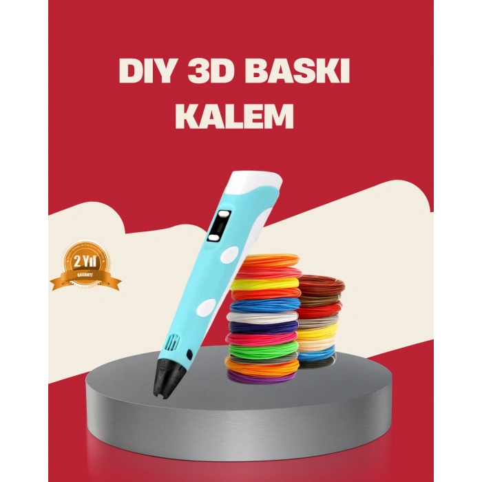 Nevamel Çocuklar İçin Güvenli 3D Yazıcı Kalem