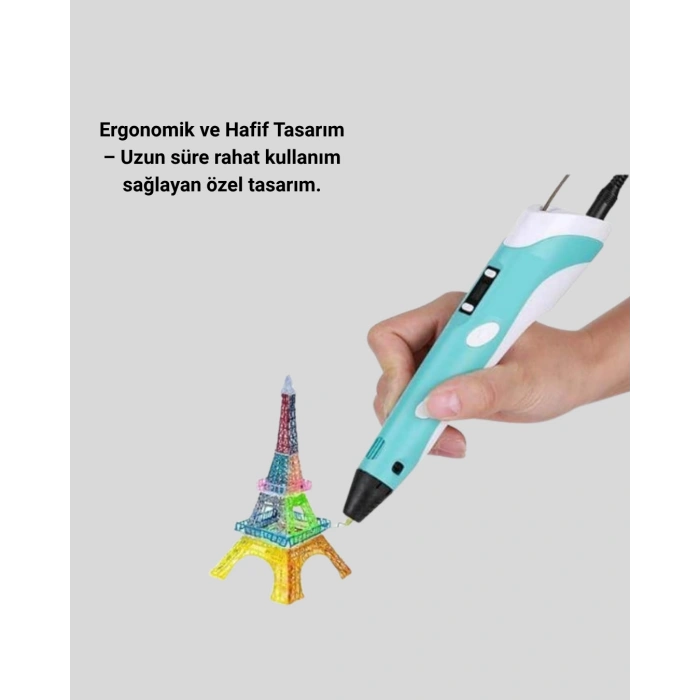 Nevamel Çocuklar İçin Güvenli 3D Yazıcı Kalem