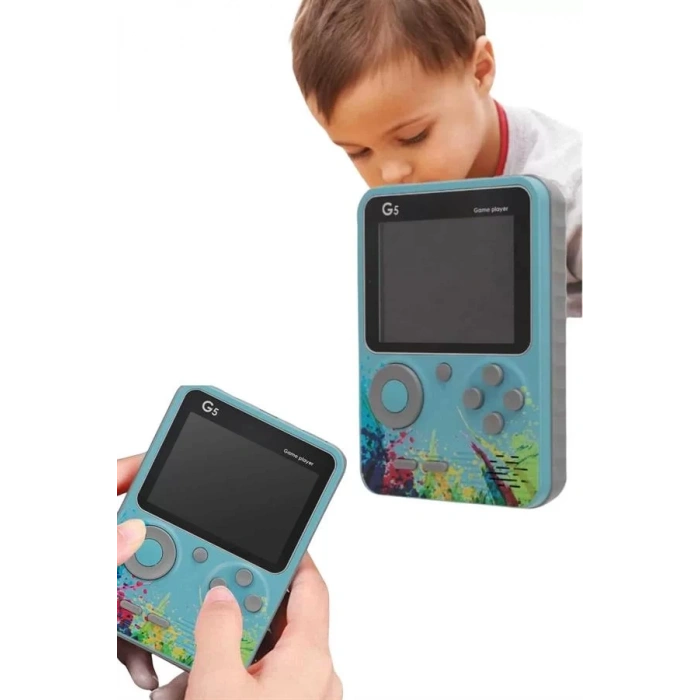 Nevamel® Çocuklara Özel 4K HD Retro Oyun Konsol El Atari Taşınabilir 500 Oyunlu